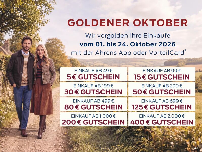 Introbild zu Artikel Goldener Oktober bei Ahrens 